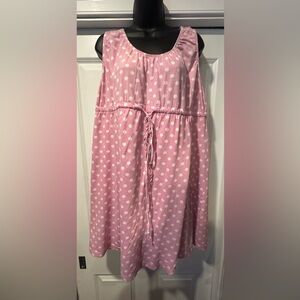 Baby Be Mine Pink and White Dotted Apparel